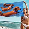 Dachshunds Anime Beach Swimming Towel Soft Absorbent Washcloth Children's Gifts for Kids Travel Camping Gym
