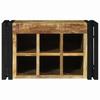 Wine Rack 2 pcs 46 x 35 x 27.5 cm Solid Mango Wood