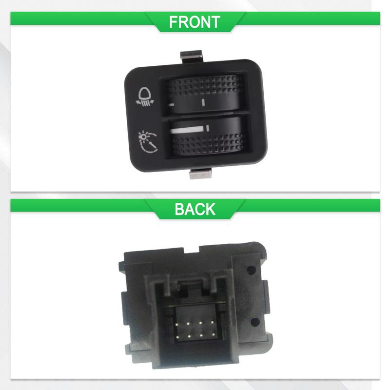 5ND941333 trument Panel Dimmer Switch 8 P Dashboard Headlight Dimmer Height Adjustment Brightness Switch