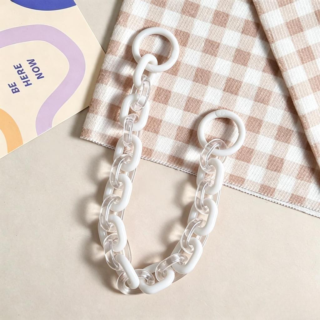 Colorful Chain Link Connector Rings for Jewelry Making and Keychains - Cute DIY Spring Clasp Pendants and Bag Accessories