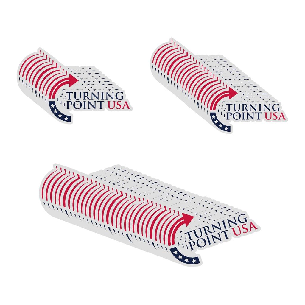 Turning Point USA Bicycle Stickers 10/20/30pcs Car Bumper Sticker Auto Wall Laptop Cell Truck Sticker for Car Truck Vehicle Gift