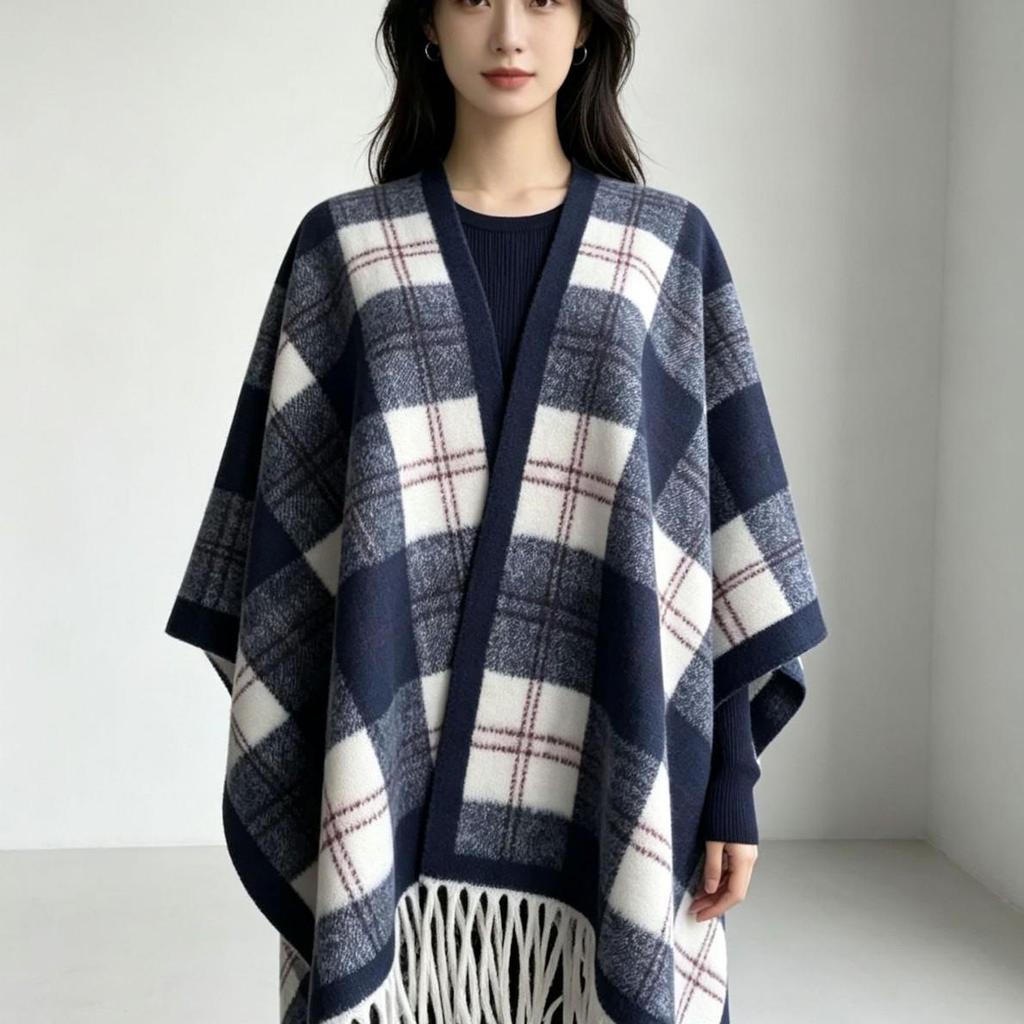 Leopard Print Knit Cheongsam Shawl – Women's Autumn/Winter 2025 Chinese Style Cardigan