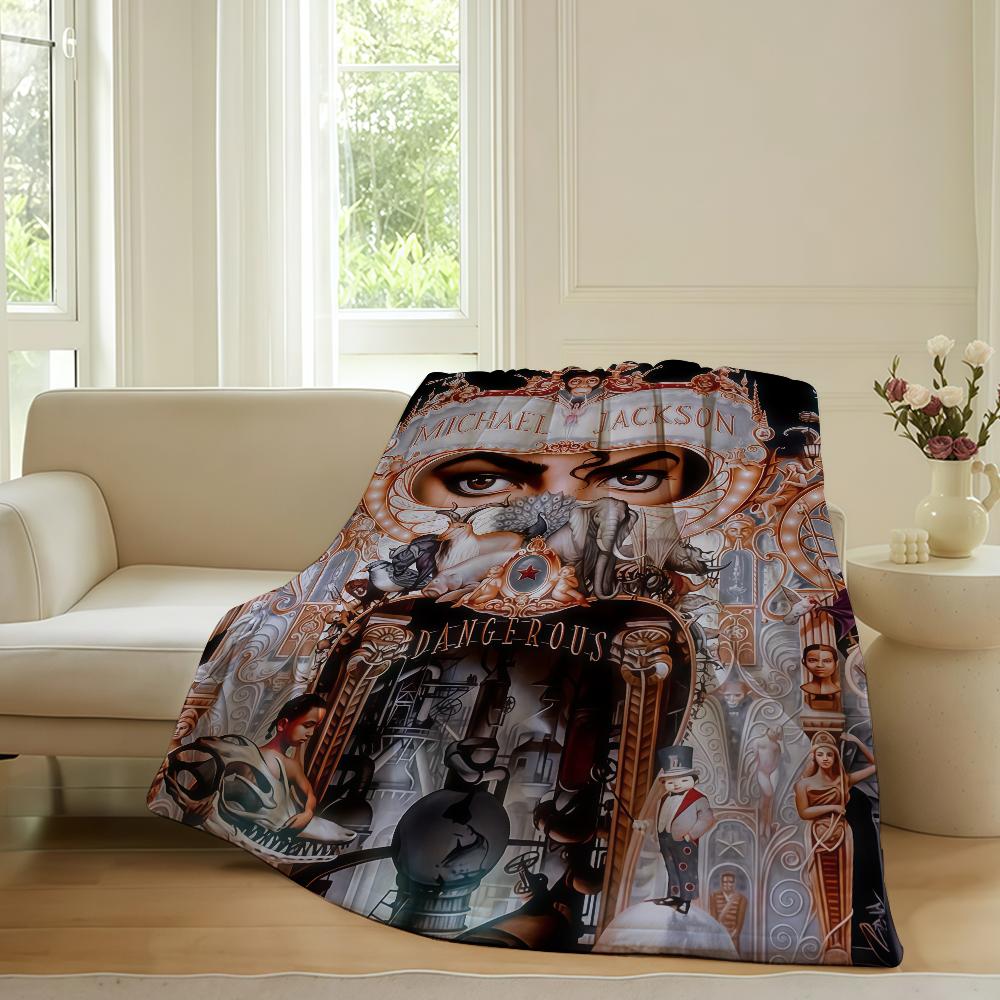 

American singer M-Michael J-Jackson Blanket For Sofa Office Bed Plane Travel Sleep Read Relax Camping Soft And Warm 30x40in