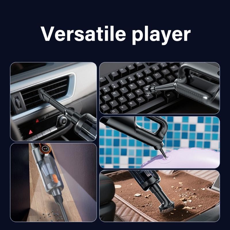 Handheld Home Vacuum Cleaner Rechargeable Portable Vacuum Cleaner Car Home Wireless Dust Catcher 16000PA