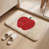 Imitation Cashmere Bathroom Floor Mat Toilet Toilet Toilet Door  Absorbent Foot Mat Household Quick-drying Carpet