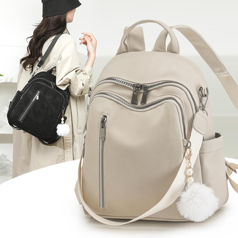 Large Capacity PU Leather Convertible Backpack, High Quality Women's Tote Shoulder Handbag Purse, 3 Ways Carry for Travel Work