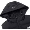 Anta Training Series Solid Color Hooded Zipper Thick Warm Down Vest Women Vests Black 162247930-2