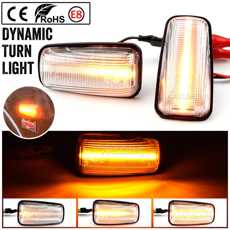 Dynamic Led Turn Signal Side Marker Light For Peugeot 306 106 406 806 Expert Partner For Citroen Berlingo Jumpy Saxo Xantia XM