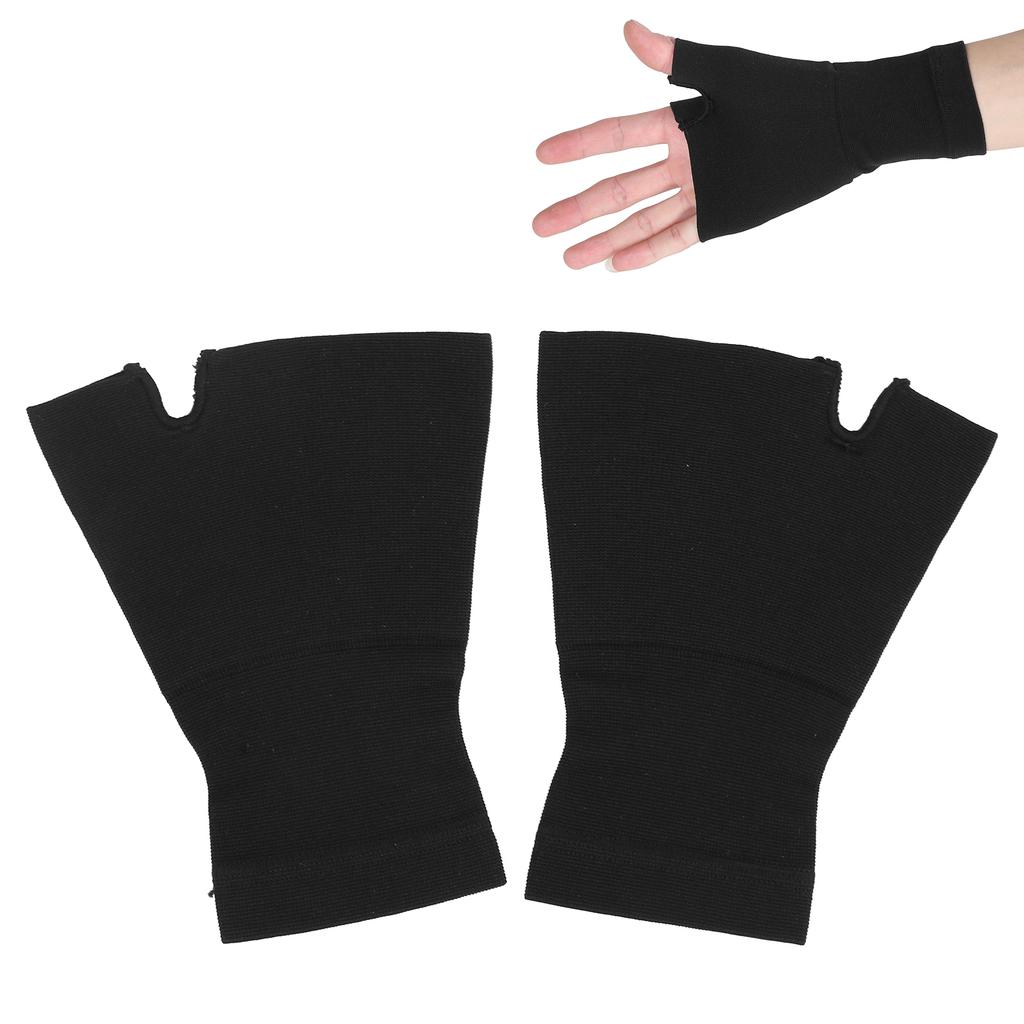 Wrist Thumb Band Support Compression Wrist Sleeve for Carpal Tunnel Syndrome Black