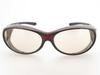 [Viewnal] by STG Viewnal CCP CCP400 Overglasses Type-F Small Size (Dark Red, NA (Natural))