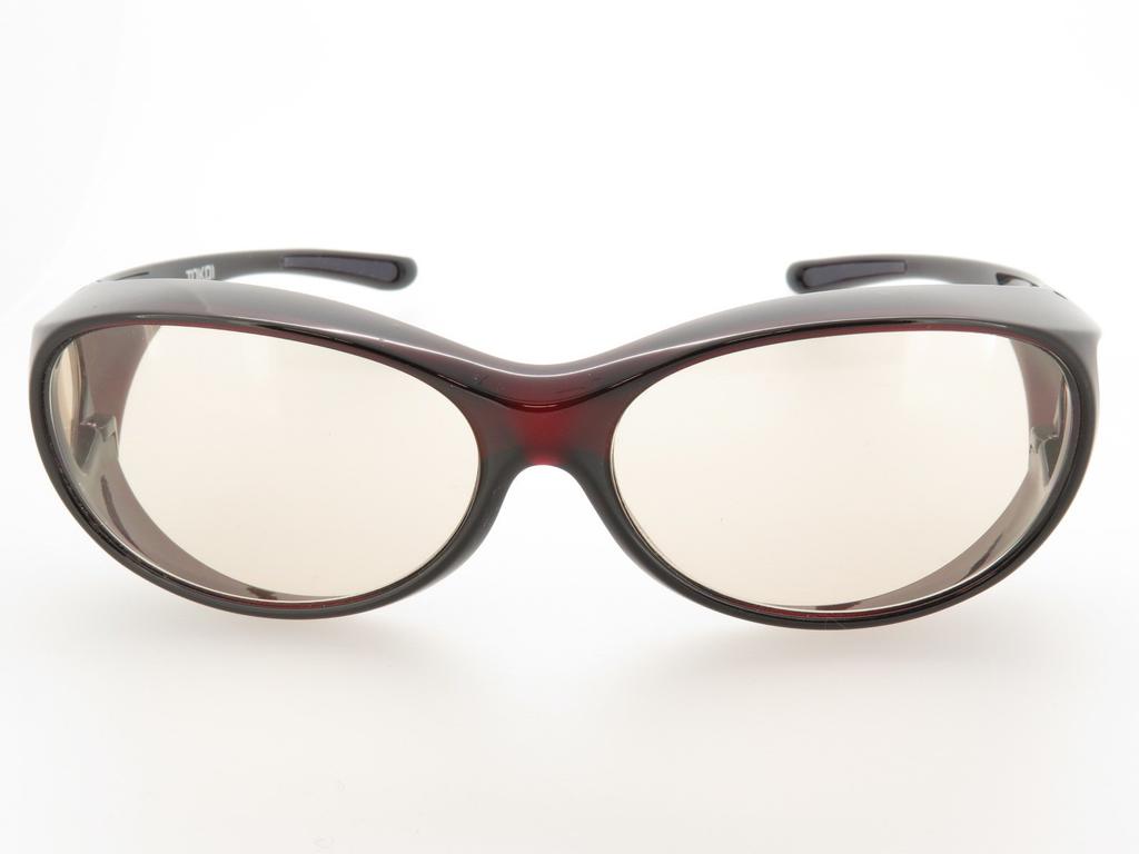 [Viewnal] by STG Viewnal CCP CCP400 Overglasses Type-F Small Size (Dark Red, NA (Natural))
