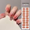 New Style Red Book Gel Nail Stickers: Semi-Western, Korean No-Bake Nail Art