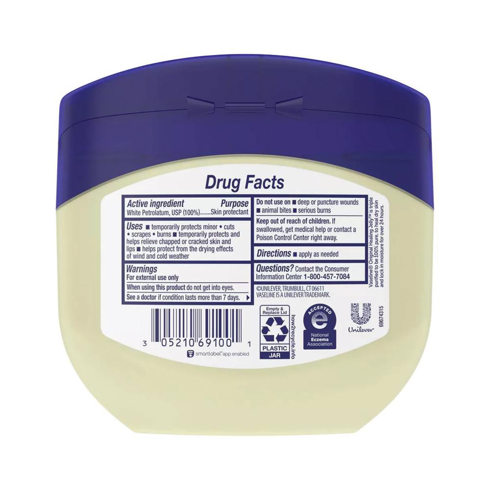 Wazelina kosmetyczna do ciała Vaseline Original Healing Jelly ochronna 368g
