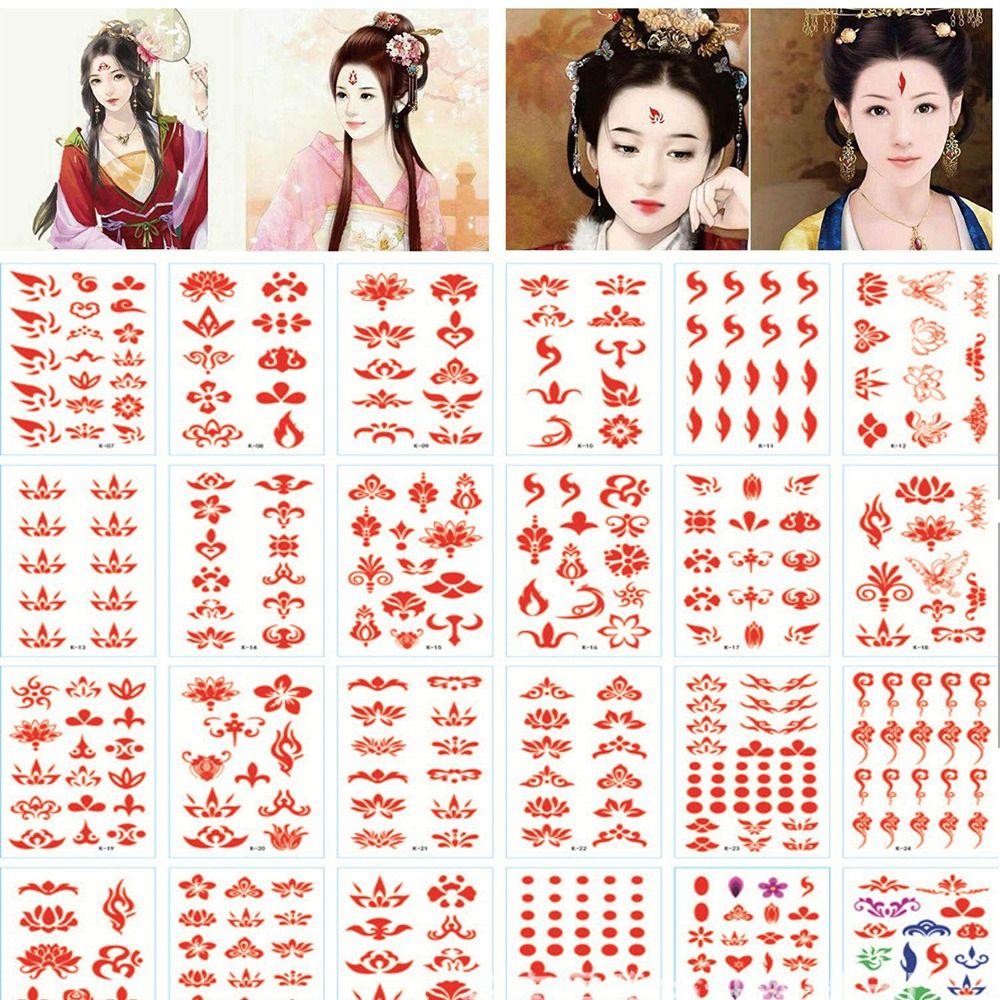 Body Hands Arm Leg Flowers Temporary Tattoo Fake Tattoo Forehead Tattoo Decals Body Art Stickers