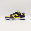 DD1391-700 Nike Dunk Low Michigan Varsity Maze Midnight Navy White (Men's)