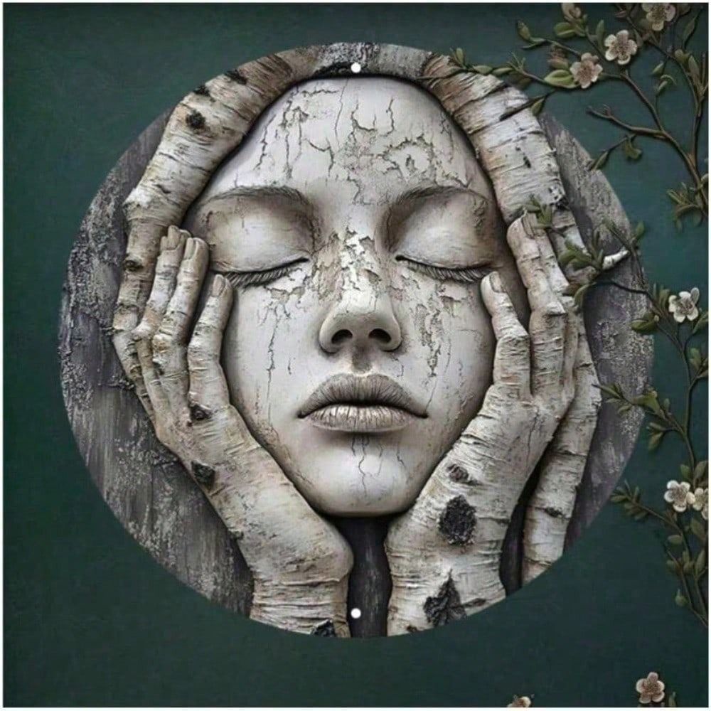 Metal Wall Art Sign, Life Tree Vintage Decor for Living Room