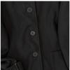 Plus Size Women's Autumn and Winter Tweed Jacket Trench Coat Hepburn Style Coat