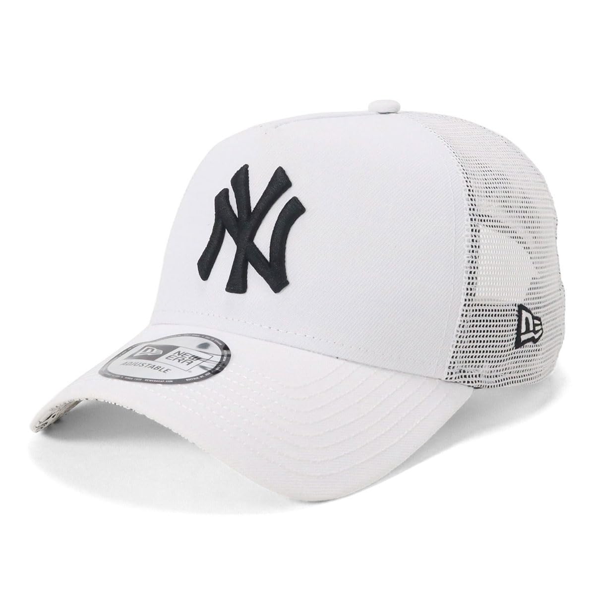 

New Era MLB Mesh ONSPOTZ NY Free 9Forty Black Letter Paisley New York Yankees 9FORTYA-FRAME Cap, Exclusive, White, Shipping, A-Frame Trucker, Arch,