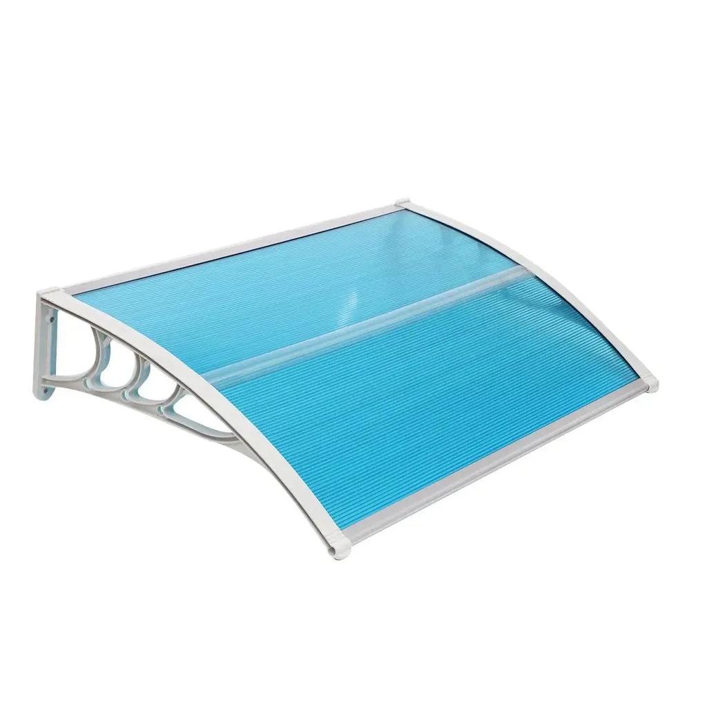 Modern Awning Window Outdoor Patio Gazebos Front Door Canopy Sun Shelter Poly Carbonate Cover Window Eaves Anti UV Rain Cover