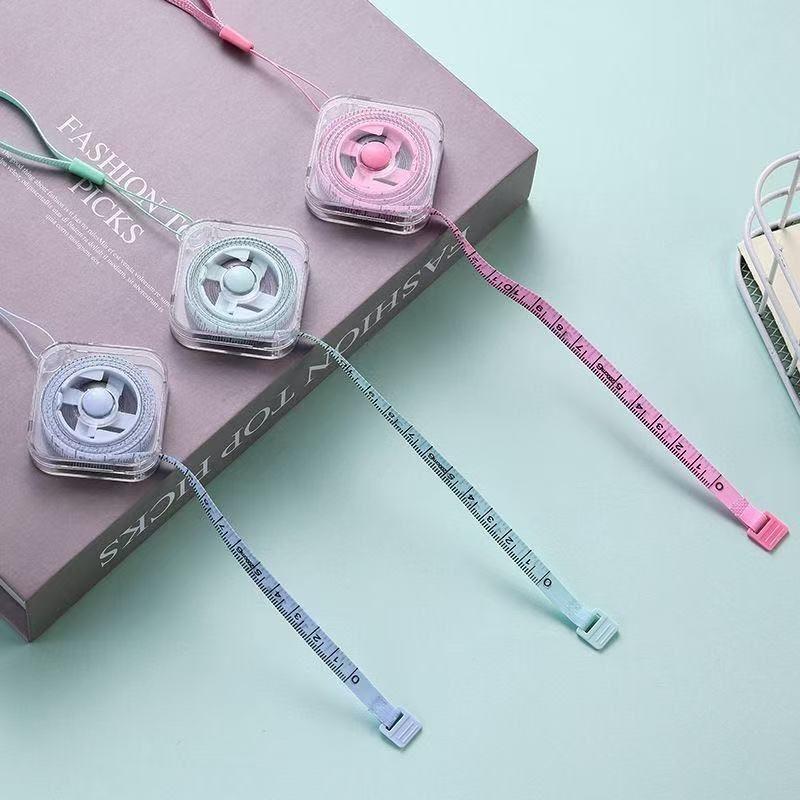 2-Meter Mini Metric And Imperial Durable Measuring Tape Multifunctional And High-Precision Household Shrinkage Measuring Tape