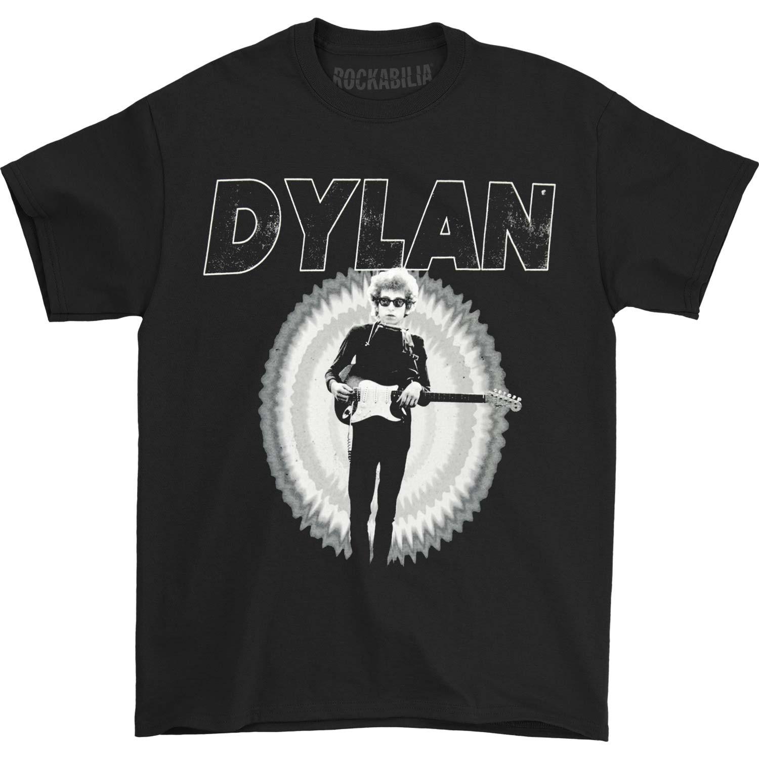 Men s Bob Dylan Dylan Echo Slim Fit T-shirt X-Large Black XXXL