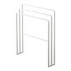 Bath towel hanger, 3 bath towel hangers that can be hung from the side, Tower White, stand, 3 rows, laundry, room drying