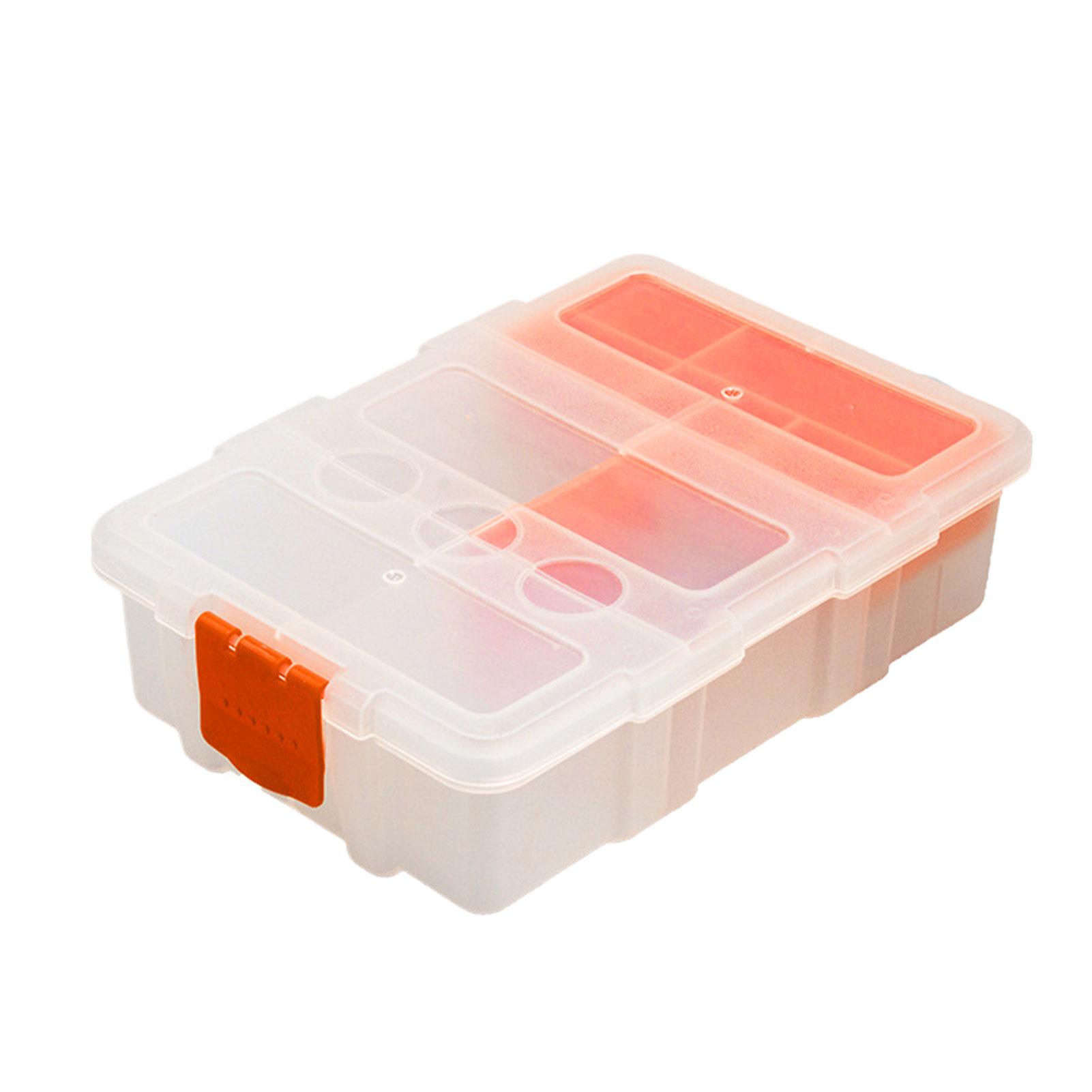 

Портативный органайзер для деталей разных цветов, удобное решение для хранения инструментов, экономящие место коробки