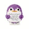 Handcrafted Wool Penguin Emoji Crochet Toy