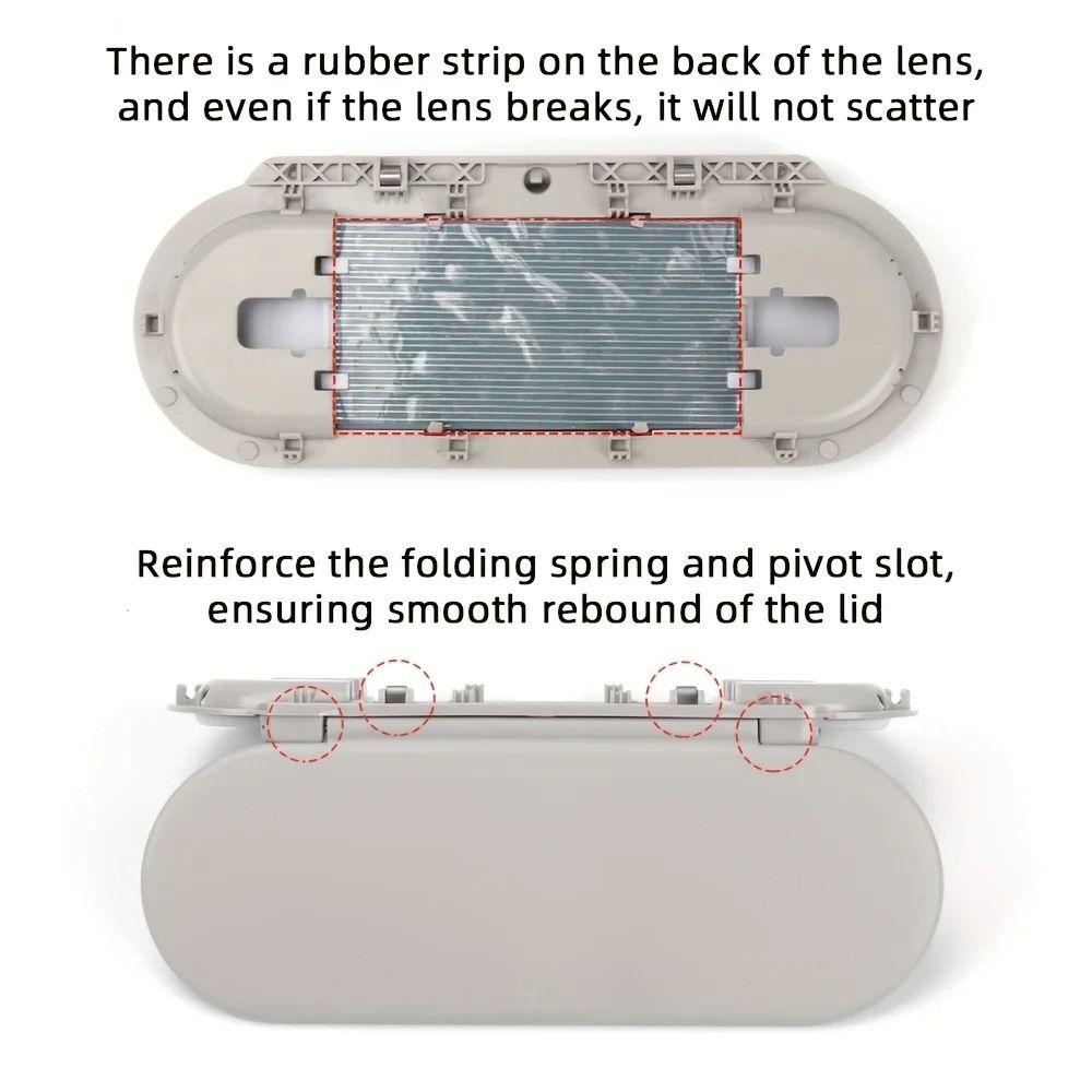 Durable Car Sun Visor Mirror Cover Anti-Glare Sun Visor Vanity Mirror  Car Accessories