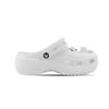 Crocs Classic Platform Clog EVA Starfish Hand-Painted Small Fresh Cute Versatile Niche Campus Style Hole Shoes Unisex White
