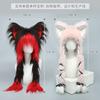 Animation peripheral cute cat hat yk ear hat two-dimensional autumn and winter versatile fried plush warm hat