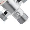Brass Pipe Thermostatic Mixing Valve Shower Faucet Water Heating Thermostat Tap