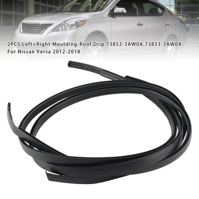 2 PIÈCES Moulure-Gouttière de Toit 73852-3AW0A,73853-3AW0A Pour Nissan Versa 2012-2018