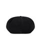 Bajal Va Curved Logo Easy Fit Newsboy Cap Black
