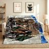 Attack Titan Flannel Blanket Throw Blanket Soft Warm Sofa Bed Camping home Decor Unique Christmas Gift C92617