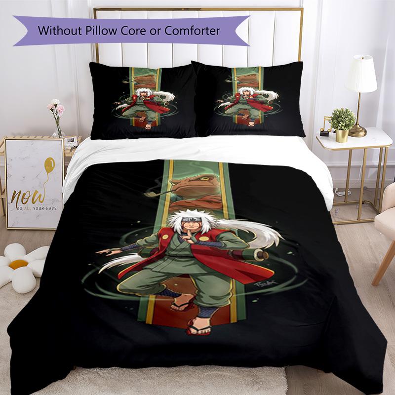 Naruto Comforter Cover Set Design for Living Room Soft Fabric Perfect Gift for Friends Family