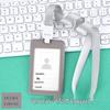 Youhe 6076 Employee ID Badge Holder with Lanyard, Customizable Work ID Card Holder.