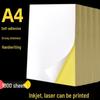 A4 Matte Self-Adhesive Printing Paper - 100 Sheets