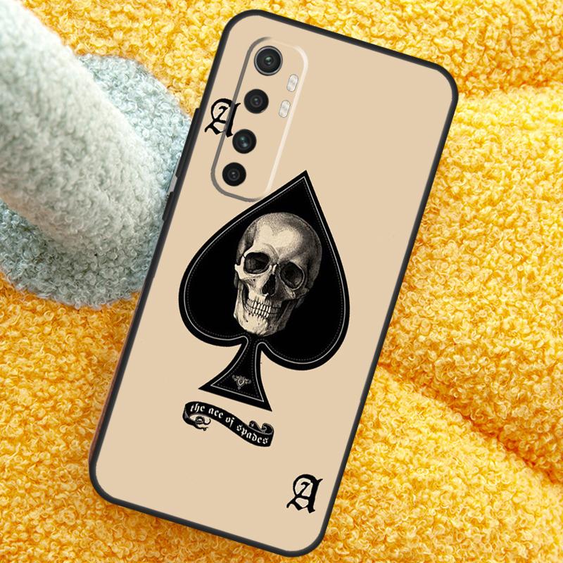 Ace of Spades Poker Case For Xiaomi 15 Ultra 14 13T 14T 15T 17 Pro Max  Cover For POCO X7 Pro X5 X6 F5 F6 F7 F8