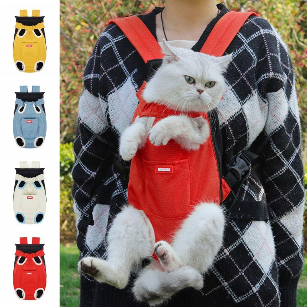 Waterproof Pet Front Dog Bag Creative Cat Carrying Bag Pet Backpack Carrier Outdoor