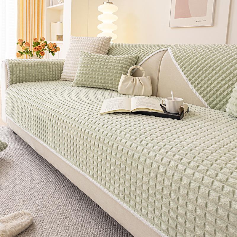 

Кремовый Ветер Короткий Плюшевый Диван Подушка Зимняя Утолщенная Бархат Фарай Новый Осень И Зима Чехол для Дивана Покрывало Ткань Полотенце 70*70cm