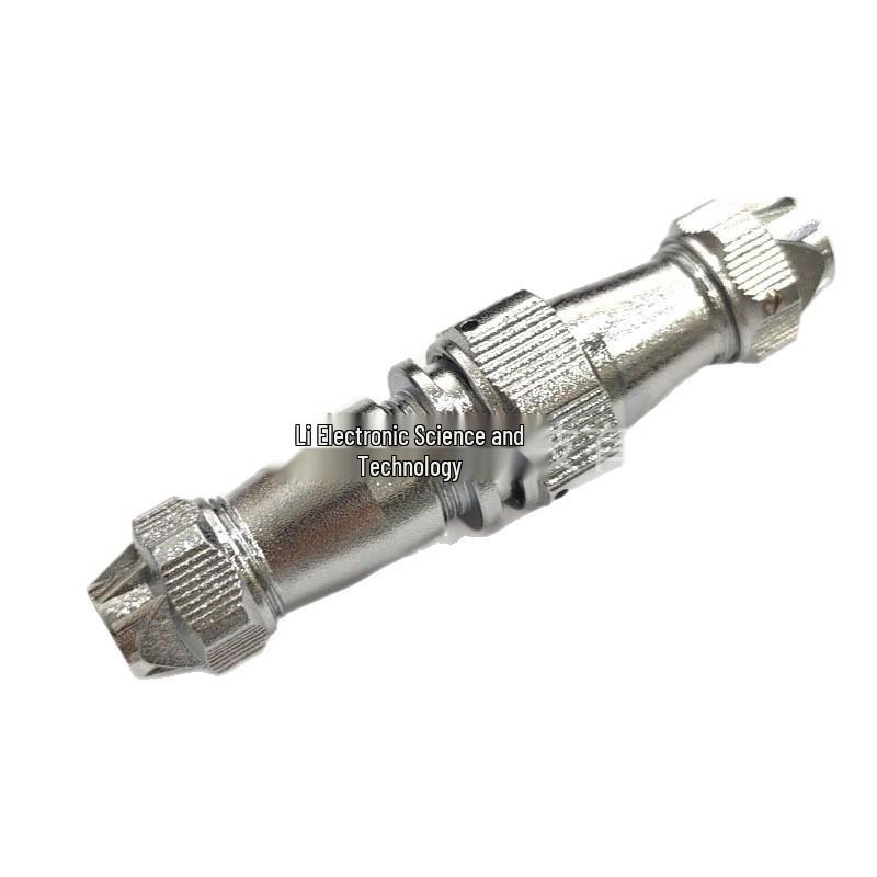 Gold-Plated Waterproof Aviation Plug WY16-234579, 10-Core M16 Male-Female Connector, TE+ZE Compatible