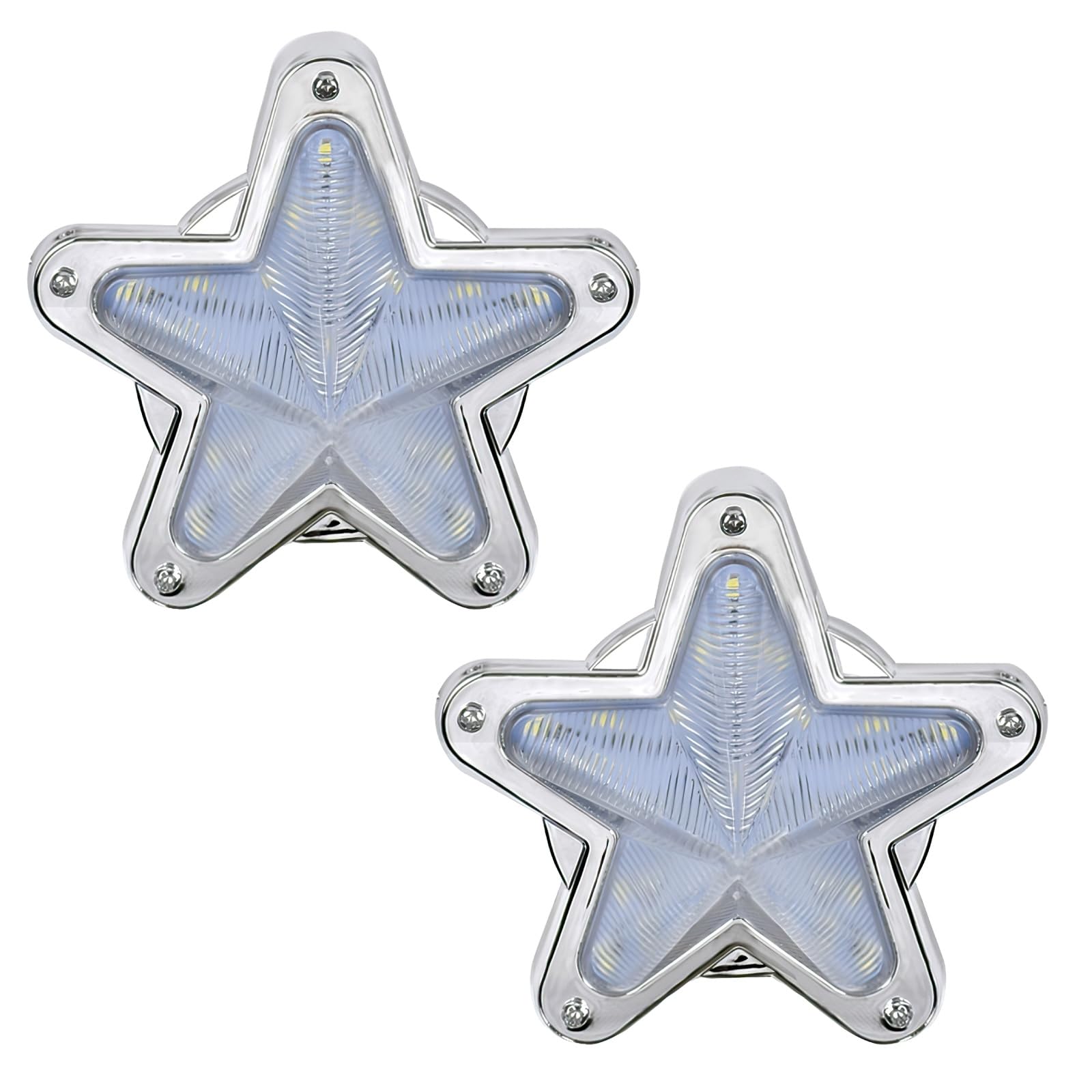 

Meliore LED Side Markers, Star Shape, , 24V, Marker, Lamp, Truck, Decotra, Light Tiger, белый