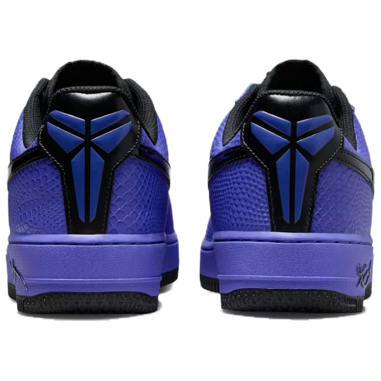 Nike Kobe Bryant x FC Barcelona x Air Force 1 Low Protro Persian Violet Unisex Sneakers Purple Black II7062-500