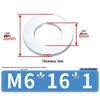 Extra Large Galvanized Metal Flat Washer (Sizes M1.6-M14)