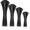 100Pcs Self-Locking Cord Ties Straps Nylon Zip Ties Adjustable Cables Fastening Loop Home Office Wire Zip Ties
