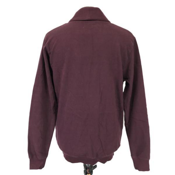 coen New with Tag Cotton 100% Sweat Jacket Cardigan Men’s Size M Dark Purple(USED)