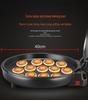 Commercial Double-Sided Electric Griddle for Pancakes and Crepes, Large Diameter, High Power