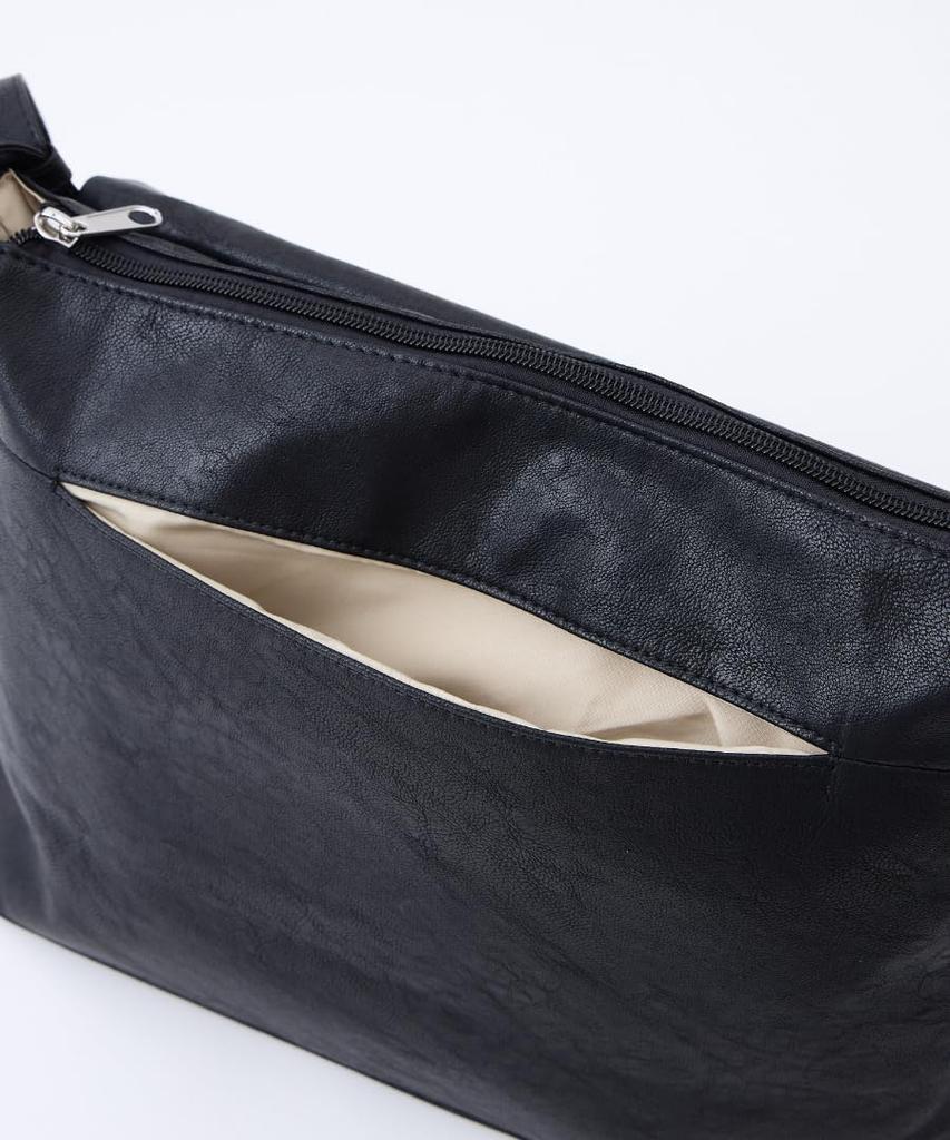 Washable PU Shoulder Bag A5, Washable, Unisex