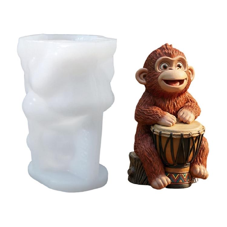 

Realistic Animal Resin Candle Mould for Detailed Bear and Rabbits Figures Suitable for Home Decoration and Gift